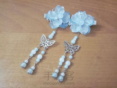 古风对夹(发梳) 第13步