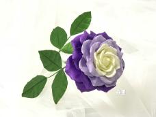卉里纸艺花 • 渐变紫玫瑰教程