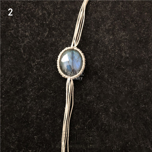 仿一款外网包石头手链 第3步