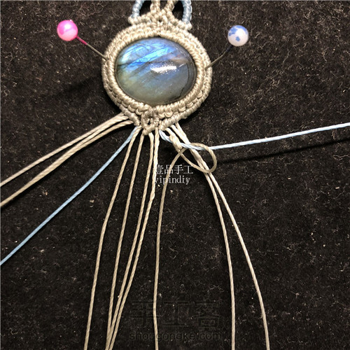 仿一款外网包石头手链 第9步