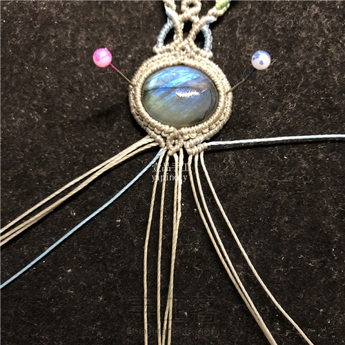 仿一款外网包石头手链 第10步