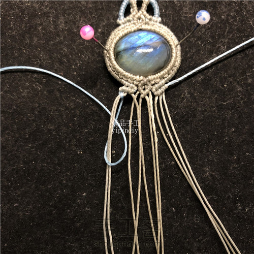 仿一款外网包石头手链 第13步