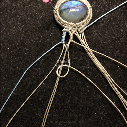 仿一款外网包石头手链 第19步