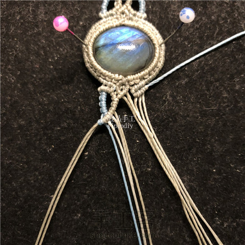 仿一款外网包石头手链 第22步