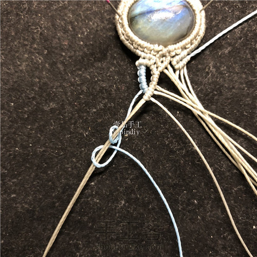 仿一款外网包石头手链 第21步