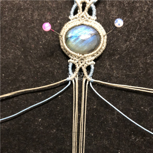 仿一款外网包石头手链 第23步