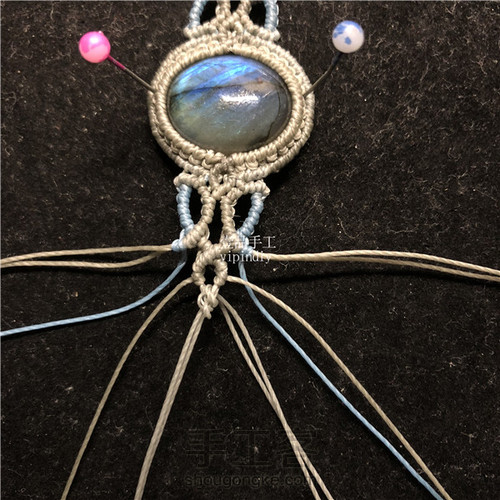 仿一款外网包石头手链 第32步