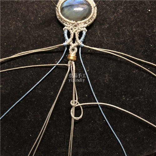 仿一款外网包石头手链 第37步