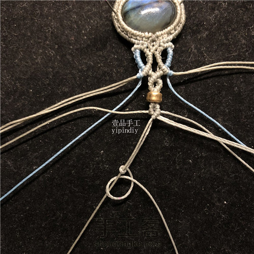 仿一款外网包石头手链 第39步