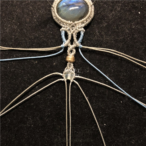 仿一款外网包石头手链 第45步