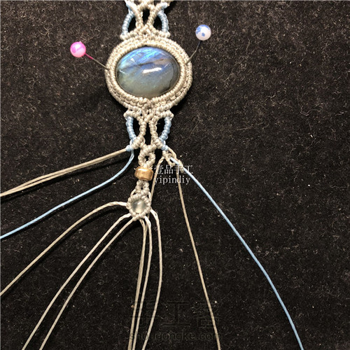 仿一款外网包石头手链 第48步