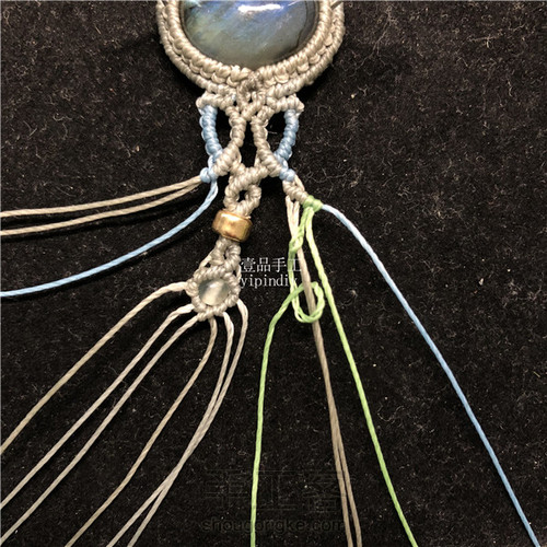 仿一款外网包石头手链 第50步