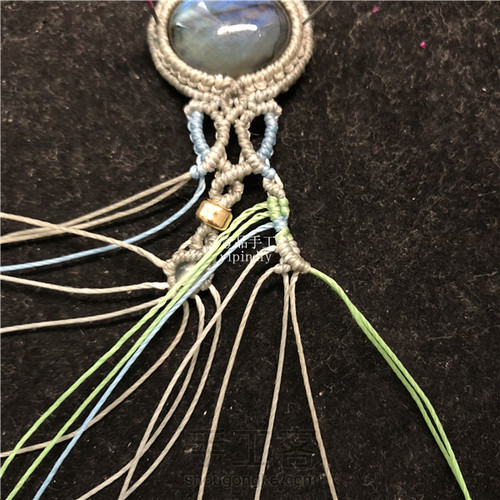 仿一款外网包石头手链 第57步