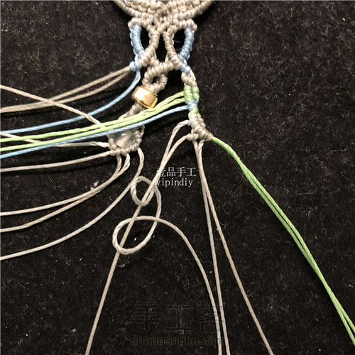 仿一款外网包石头手链 第58步