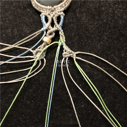 仿一款外网包石头手链 第63步