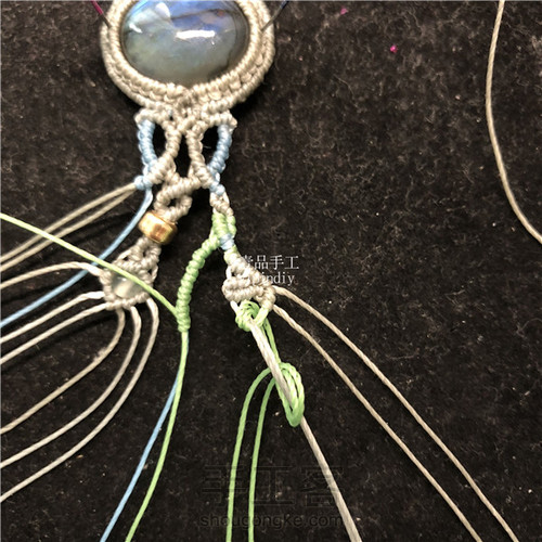 仿一款外网包石头手链 第65步