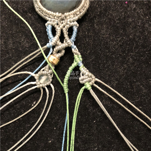 仿一款外网包石头手链 第66步