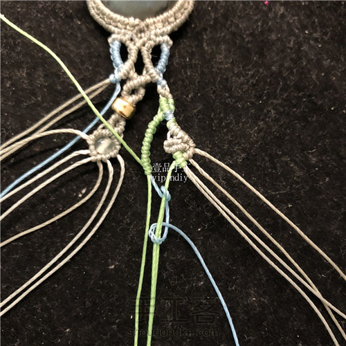 仿一款外网包石头手链 第67步