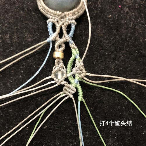 仿一款外网包石头手链 第77步