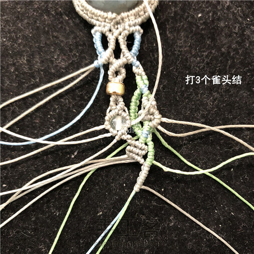 仿一款外网包石头手链 第78步