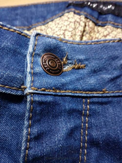 牛仔裤拉链防滑环 第2步