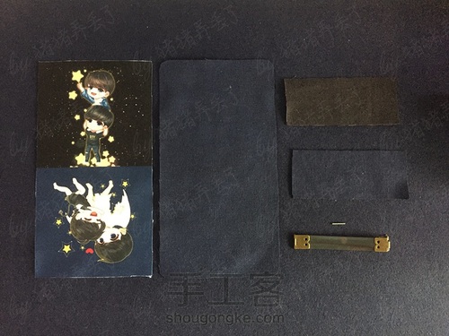 10cm弹片口金包轻松上手 第1步