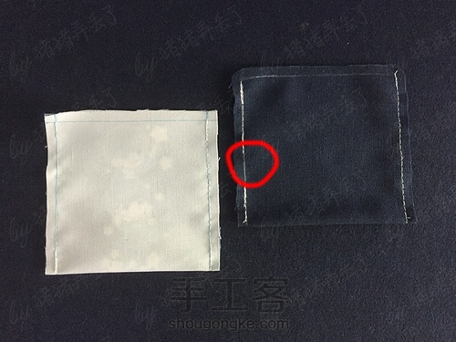 10cm弹片口金包轻松上手 第5步