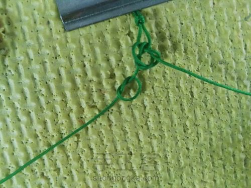 团锦冰花结教程 第3步