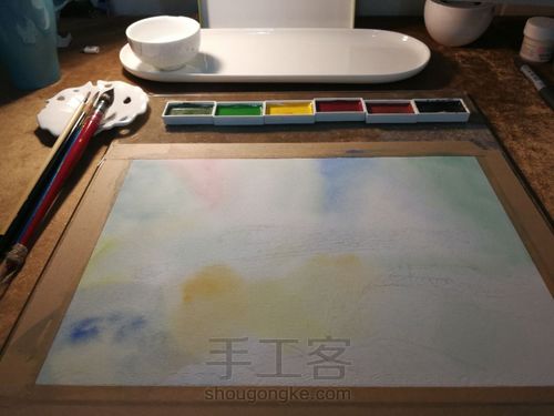 水彩丁丁猫儿 第6步