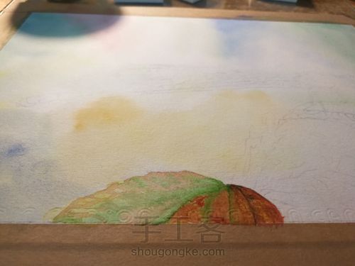 水彩丁丁猫儿 第9步