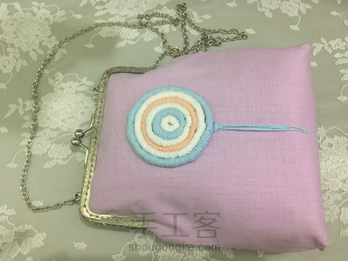 教你做一个可爱的马卡龙棒棒糖 第16步