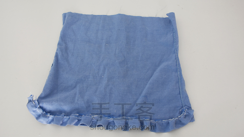 旧衬衫改造围裙，diy围裙 第6步