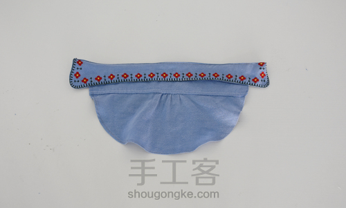 旧衬衫改造围裙，diy围裙 第8步