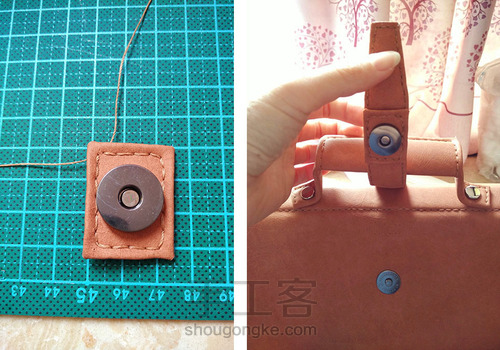 35cm医生口金包制作 第40步