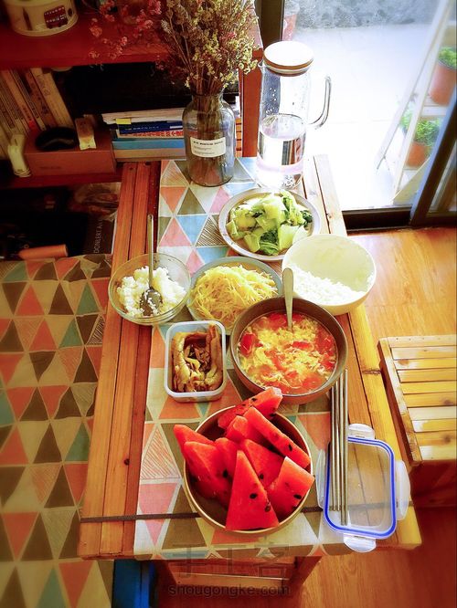 折叠小桌子,出租屋里不“”出租“”的生活 第14步