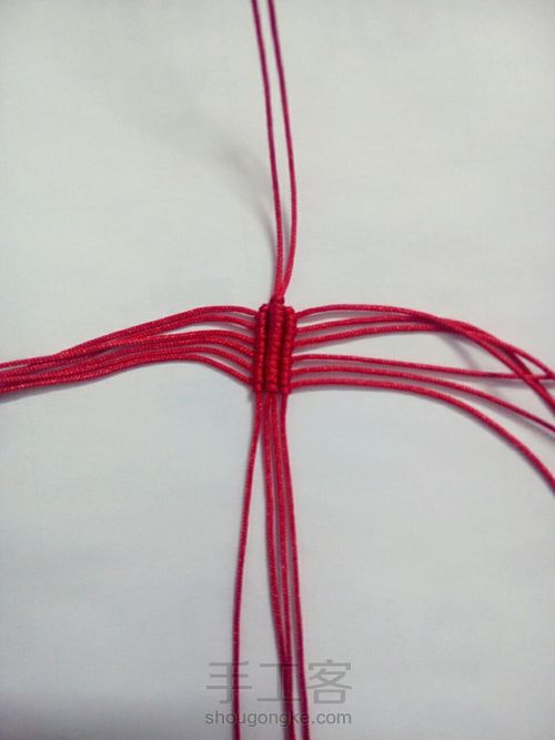 爱心挂饰 第2步