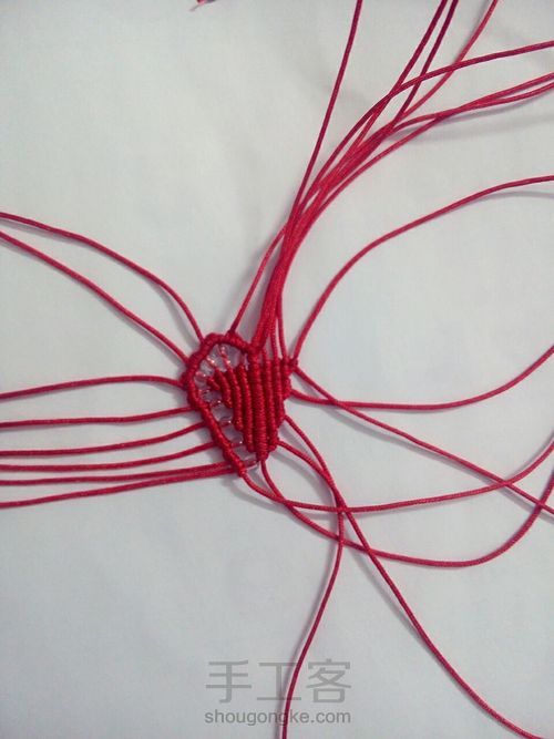 爱心挂饰 第4步