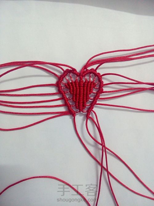 爱心挂饰 第5步