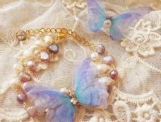 淡水珍珠蝴蝶手链