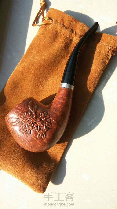 石楠木◈桂花烟斗 第2步