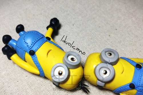 软陶小黄人挂饰 第23步