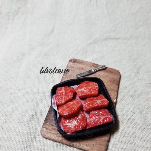 微缩制作:雪花牛排 第33步