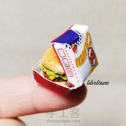 软陶mini汉堡王套餐 第2步