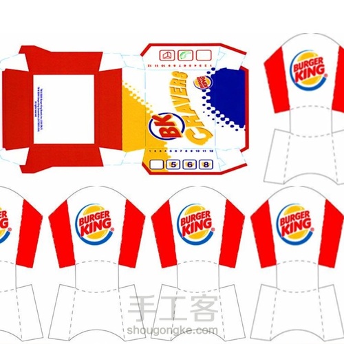 软陶mini汉堡王套餐 第12步