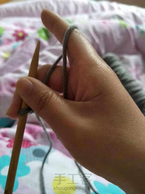 第一弹！围巾锁边，也可以做围巾 第2步
