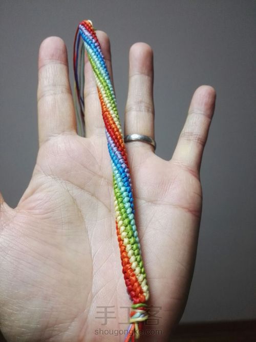 七色彩虹手链(3月8日出品) 第2步