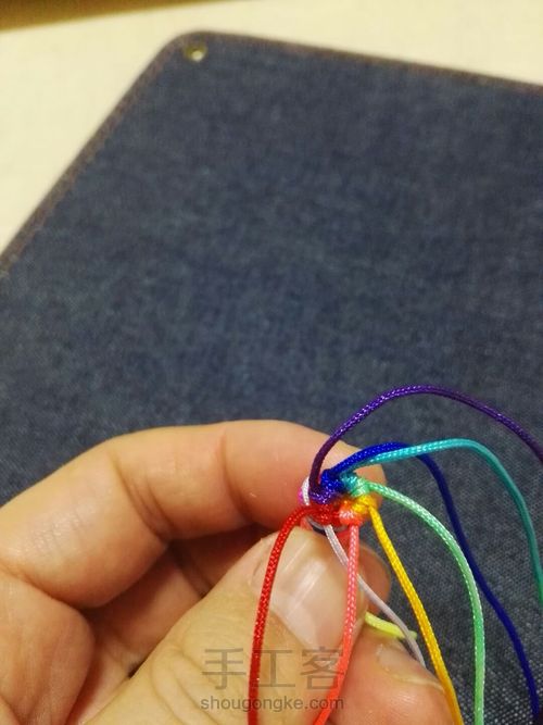 七色彩虹手链(3月8日出品) 第21步