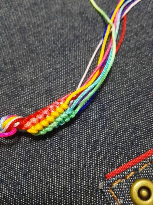 七色彩虹手链(3月8日出品) 第23步