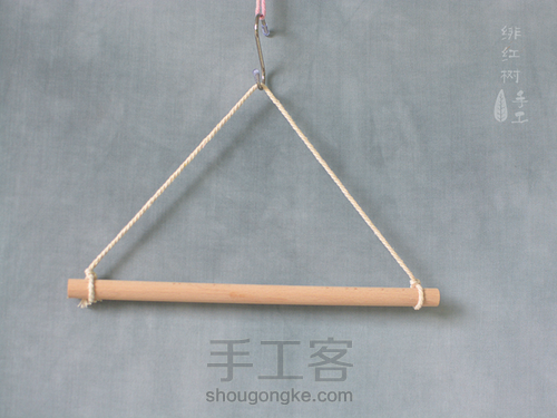 【小婉】Macrame手工编织挂毯壁挂教程 第2步