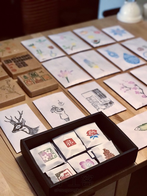 收纳橡皮章的信封 第6步